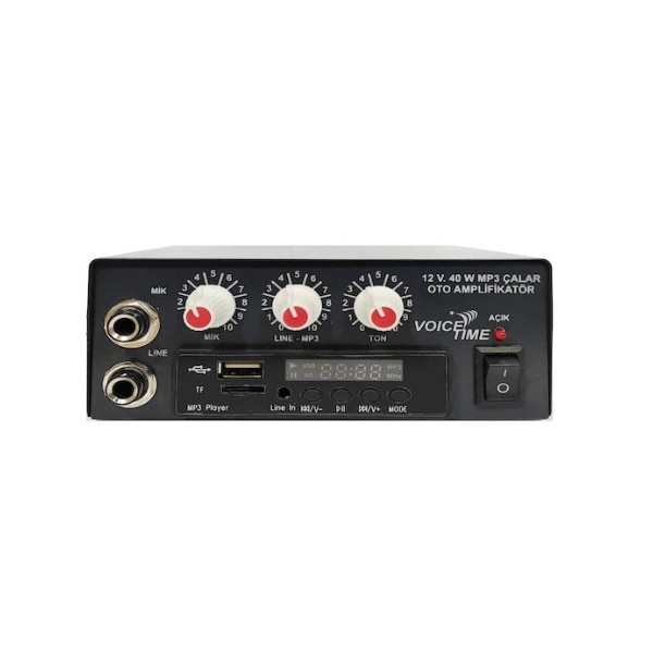 VoiceTime 12V 40W Usb Girişli Pazarcı Anfisi - 1712059- Herbirivar