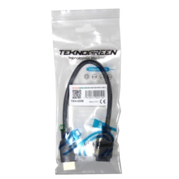 TeknoGreen TKH-025E 0.25m. Hdmi Dişi + Erkek Kablo