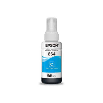 Epson 664 70ml. Mürekkep Cyan (Mavi)