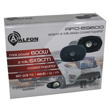 Alfon AFO-69600 6x9cm 600W 3 Yollu Coaxial Hoparlör
