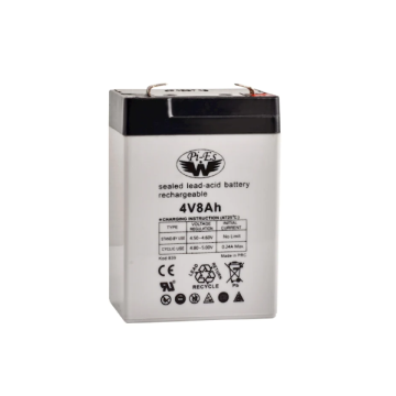 Pi-Es 4V 8Ah Bakımsız Kuru Akü
