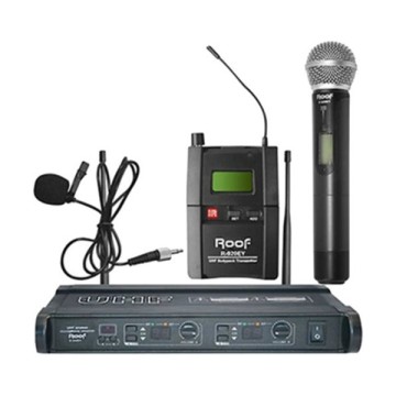 Roof R-920 1 El 1 Yaka Uhf Dijital Telsiz Mikrofon