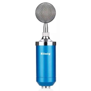 König K-CM502 Condenser Kayıt Mikrofonu (Mavi)