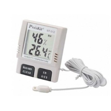 Proskit NT-312 İç Dış Dijital Sıcaklık Nem Ölçer