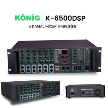 König K-6500 DSP 4-8 Ohm 500W 6 Kanal Anfi