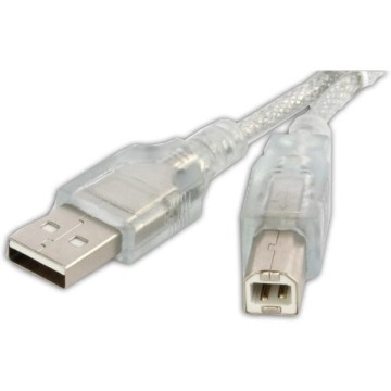 S-Link SL-U2003 Usb2.0 3m. Şeffaf Yazıcı Kablosu