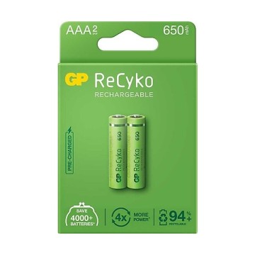 GP 65AAAHCEMTR-5EB2 650mAh AAA Şarjlı Pil 2 li