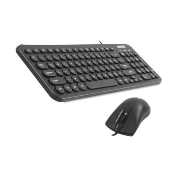 Everest KM-01K Siyah Kablolu Usb Klavye Mouse Set