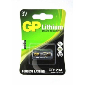 GP CR123A 3V Photo Lityum Pil (Tekli Blister)