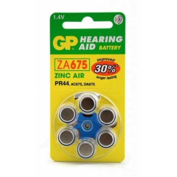 GP ZA675-7D6 1.4V 6 lı İşitme Cihazı Pili