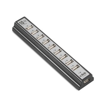 S-Link SL-U110 10 Port Usb 2.0 Adaptörlü Usb Hub