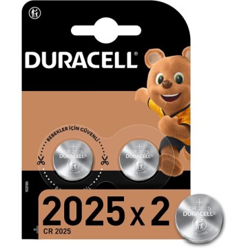 Duracell CR2025 3V Lityum Pil (2 li Blister)
