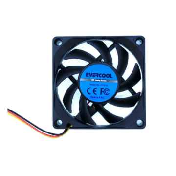 70x70x15mm 12V Dc 2 Pin Kasa Fanı