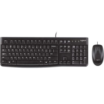 Logitech MK120 Siyah Kablolu Klavye Mouse Set