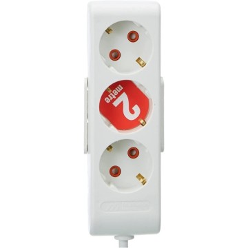 Mutlusan Ri-Tech Üçlü ÇK Topraklı Grup Priz 2m.