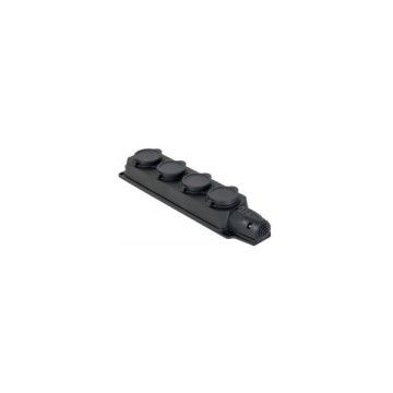 AY-KA 4 lü Kauçuk Topraklı Grup Priz