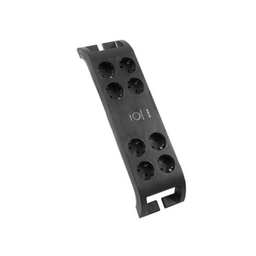 S-Link SPG3080 2m Siyah 3x1.5mm 8 li Akım Kor.Priz