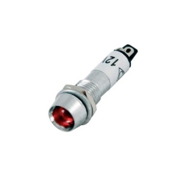 IC225 Sinyal Lambası Metal 8mm 220V Yeşil 