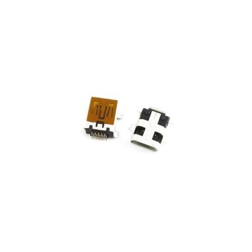 MS-073 Smd 10 Pin Mini Usb Dişi Gold Şase Soket
