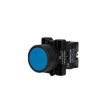 LAY5-EA61 22mm NO Mavi Buton