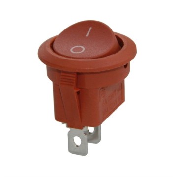 IC133C2 Yuvarlak Anahtar ON-OFF 2P Koyu Kahve