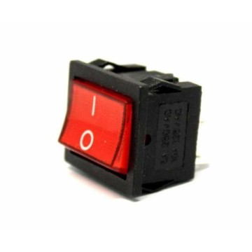 IC126 Soba Anahtarı Tekli Mini Işıklı 22x20mm