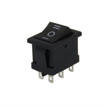 IC123-6 Mini Işıksız Anahtar 6P ON-OFF-ON