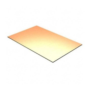 10x20cm Tek Taraflı Deliksiz Bakır Plaket