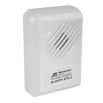 Mutlusan Kanarya Tek Sesli Kapı Zili