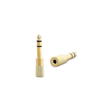 6.3mm Stereo Metal Gold Erkek Fiş