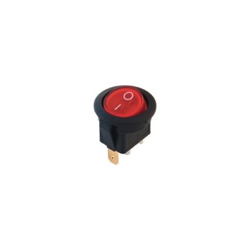 IC131A 12V Yuvarlak Işıklı Anahtar 20x28mm 3pin