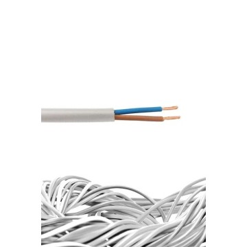 Öznur 2x1mm TTR Kablo Beyaz 100 Metre