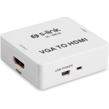 S-Link SL-HVC10 Hdmi to Vga Mini Dönüştürücü