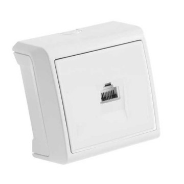 Viko Vera Sıvaüstü Beyaz Tekli Nümeris Cat3