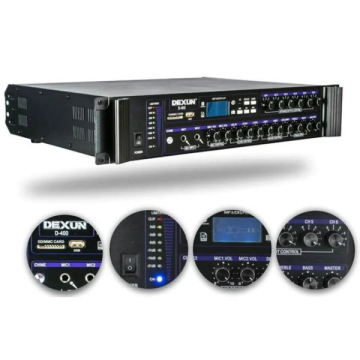 Dexun D-400 500W 100V 6 Bölgeli Mixer Anfi