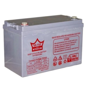 Ortec 12V 100Ah Jel Akü