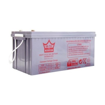 Ortec 12V 200Ah Jel Akü