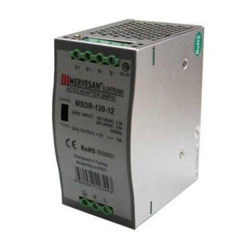 Mervesan MSDR-120-12 120W 12VDC 10A  AC,DC Ray Tip