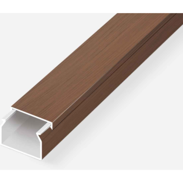 Mutlusan 12x12 Ceviz Ypş. Kablo Kanalı 2m. (K.125)