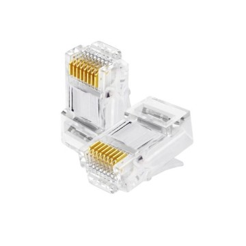 8P8C Cat6 RJ45 Jack Konnektör (100 lü Paket)