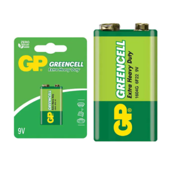 GP 1604GLF 9V Greencell Pil (Tekli Blister)