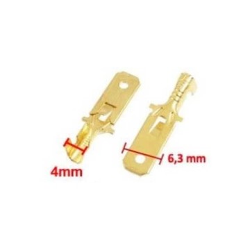 HF-1EÇK Sarı Akü Soketi Erkek 6.3mm (p500)