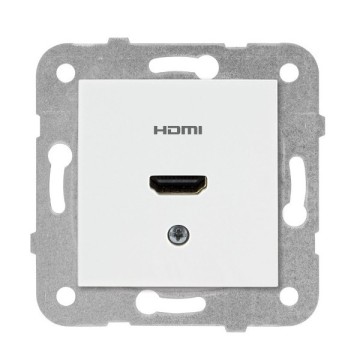 Viko Karre Meridian Beyaz HDMI Konnektör Mek+Kap
