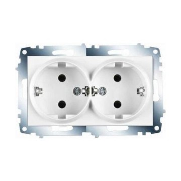 Viko Karre Meridian Beyaz İkili Topraklı Priz Mek.