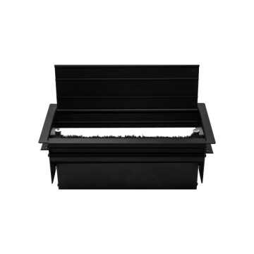 BlokPriz BK2505S 45x45 5 Modül Siyah Kapaklı Gömme