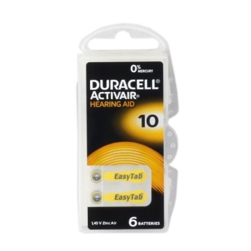 Duracell Activair-10 6 lı İşitme Cihazı Pili