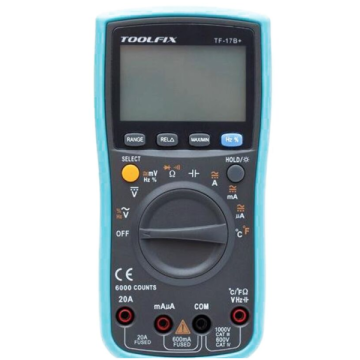 Toolfix TF-17B+ Dijital Multimetre