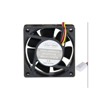 60X60x25mm 24V Dc 3 Pin Plastik Kasa Fanı