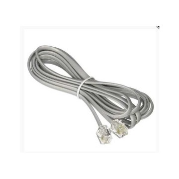 Köken Kablo 5m. İki Tarafı Jaklı Gümüş Gri