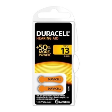 Duracell Activair-13 6 lı İşitme Cihazı Pili